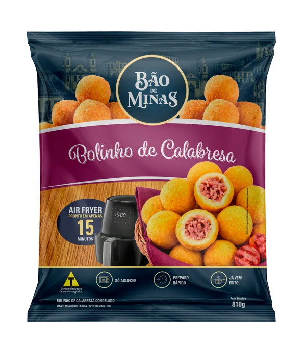Bolinho de Calabresa Bão de Minas