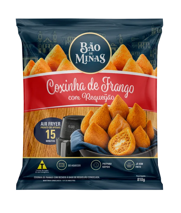 Coxinha com Requeijão Bão de Minas