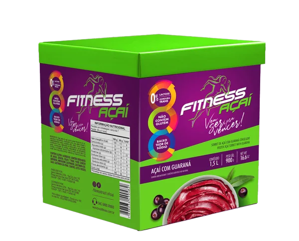 Caixa Food Service Fitness Açaí