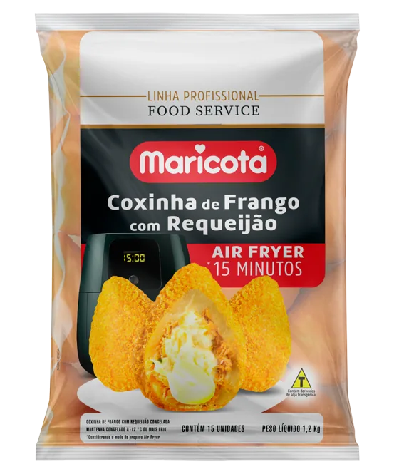 Coxinha com Requeijão food service Maricota
