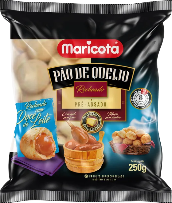 Pré-assado com Doce de Leite Maricota