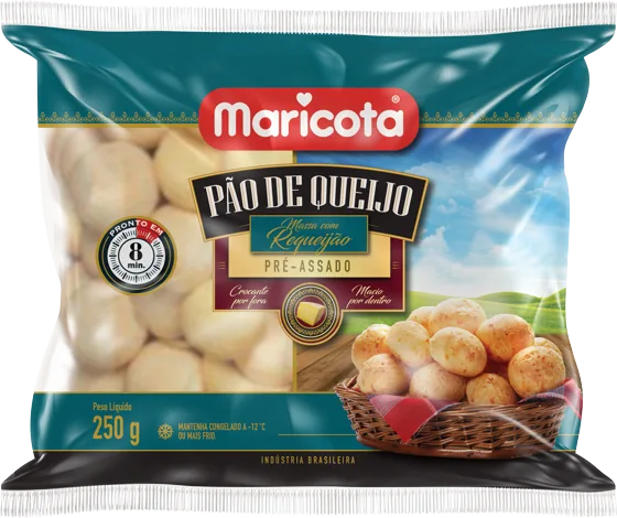 Pré-assado com Requeijão na massa Maricota