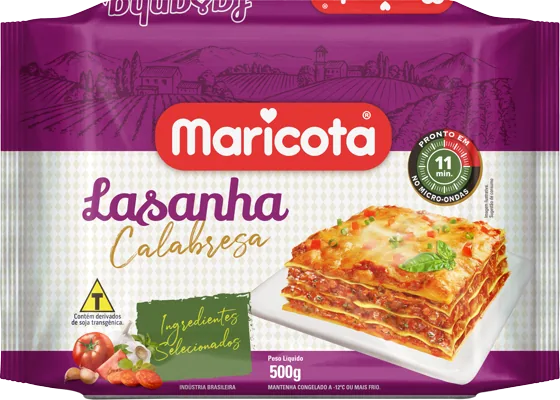 Lasanha de Calabresa Maricota