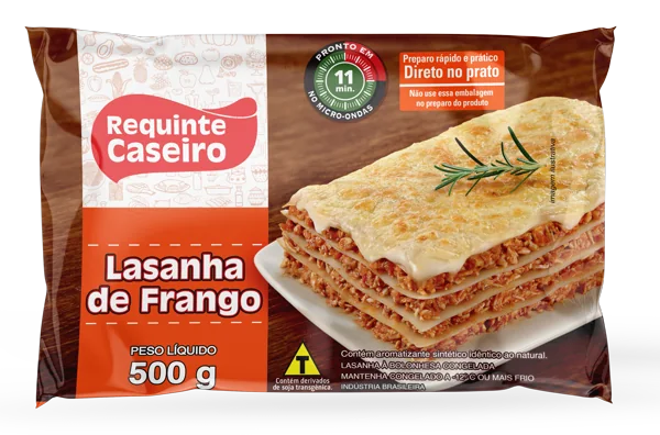 Lasanha de Frango Requinte Caseiro